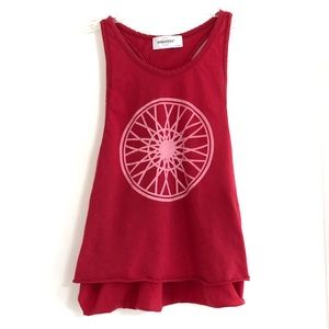 🌴2/$25 Soulcycle Red Racerback Tank Top - XS